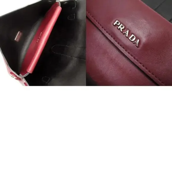PRADA Leather Shoulder Bag